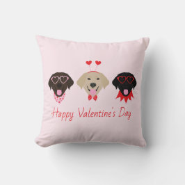 Glad Alla Hjärtans Labradors Hundar Kudde