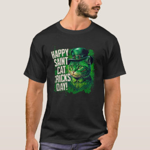Glad Alla Katters Trick Dag Saint Paddys Dag Lepre T Shirt
