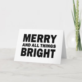Glad & Allt Ljust | Julkort Kort