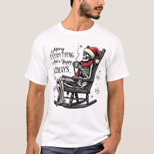 Glad allt och en lycklig alltid T-shirt (Framsida)