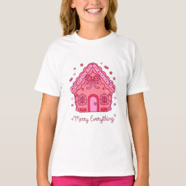 Glad Allting Rosa Pepparkakshus Godis Söt T Shirt