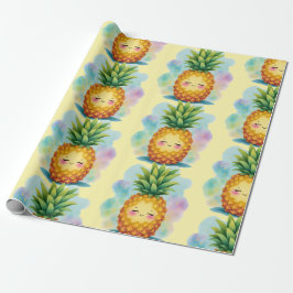 Glad Ananas Inpackningspapper Presentpapper