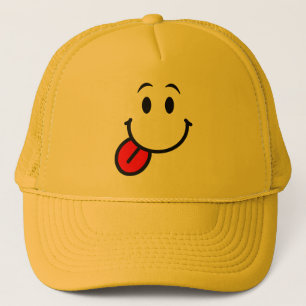 Glad Ansikts Hatt Keps
