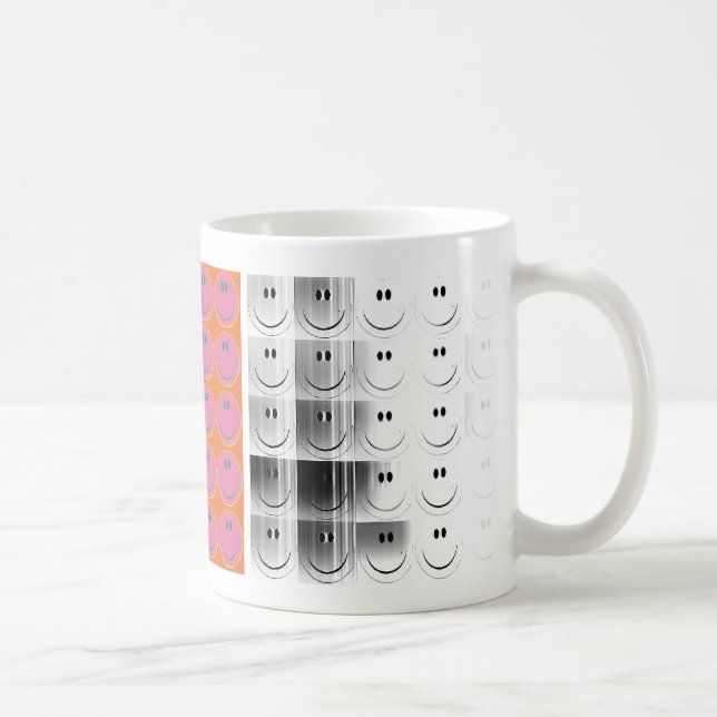 glad ansiktsdiptykmugg kaffemugg (Höger)