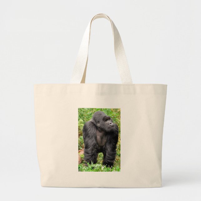 Glad apa jumbo tygkasse (Framsidan)