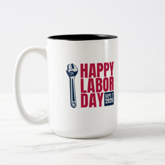 Glad arbetsdag 2026 Skruvnyckel Kaffe Mugg