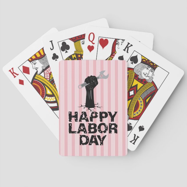 Glad arbetsdag casinokort (Baksidan)