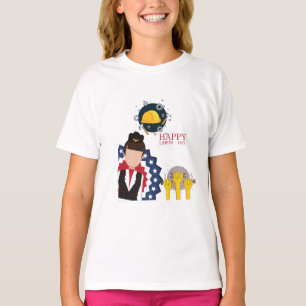 Glad arbetsdag t shirt
