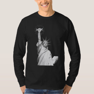 Glad arbetsdag T-shirt Staty över frihet Arbetsdag