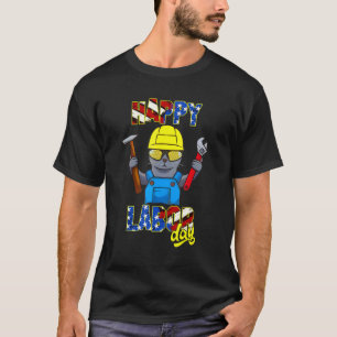 Glad arbetsdagen katt Katt som arbetar T Shirt