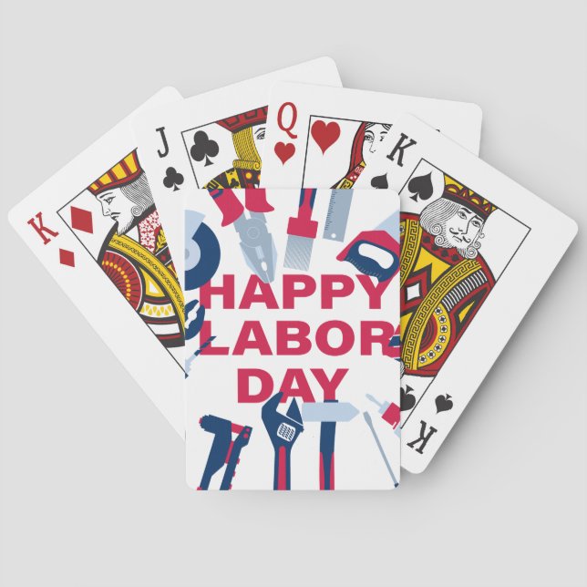Glad arbetsdaghelg casinokort (Baksidan)