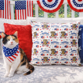 Glad årsdag Amerika 250 år  Kudde