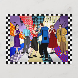 Glad årsdag | Retro Nostalgisk 1950-tal Vykort