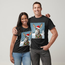 Glad åsna jul t shirt