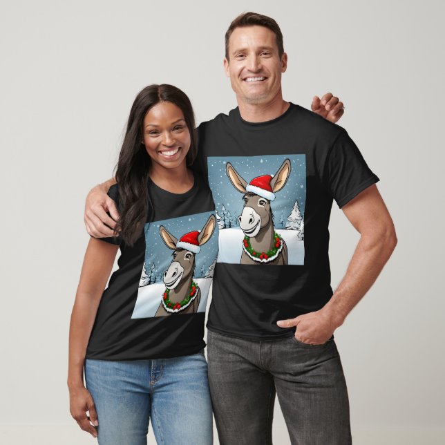 Glad åsna jul t shirt (Unisex)