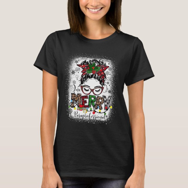 Glad assistent rödig frisyr Paraeducator Chr T Shirt (Framsida)