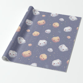 Glad asteroid-inpackningspapper presentpapper