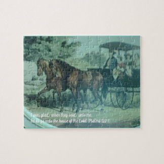 Glad att gå till kyrkan pussel