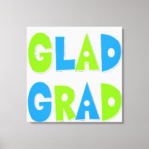 Glad att vara Grad Studenten 2012 Canvastryck