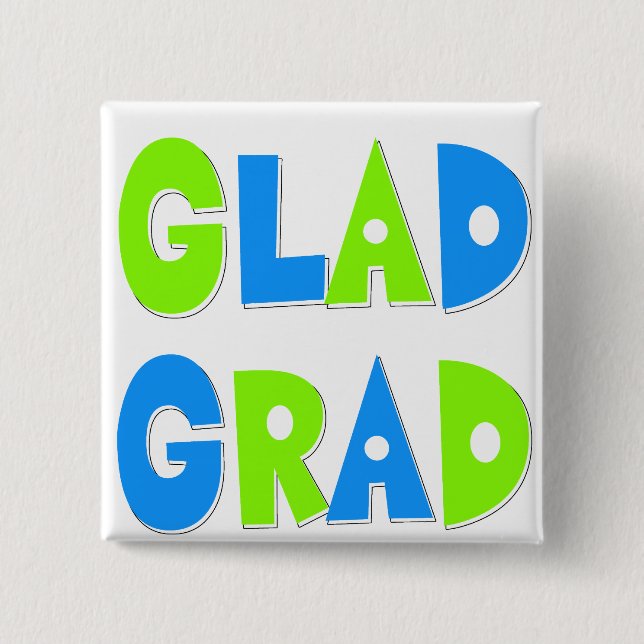 Glad att vara Grad Studenten 2012 Knapp (Framsida)