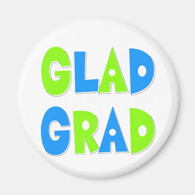 Glad att vara Grad Studenten 2012 Magnet (Framsidan)
