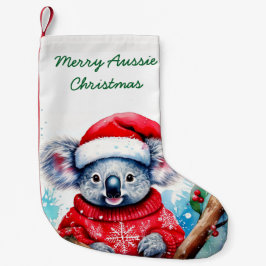 Glad Aussie jul Koala Liten Julstrumpa
