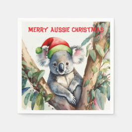 Glad Aussie jul koala Pappersservett