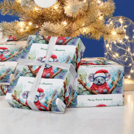 Glad Aussie jul Koala Presentpapper