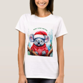 Glad Aussie jul Koala T Shirt