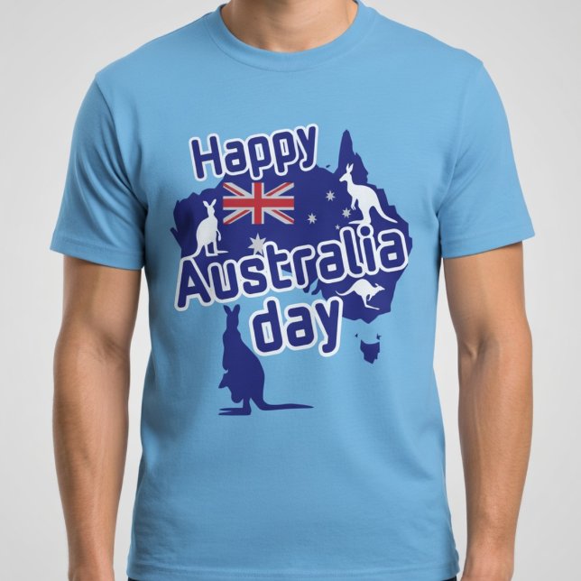 Glad australiens dag  t shirt (Skapare uppladdad)
