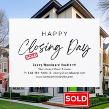 Glad avslutningsdag Realtor Minimalist Personlig