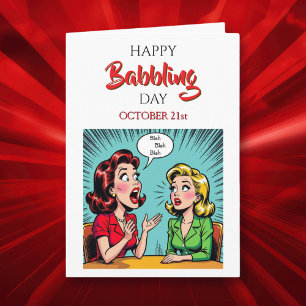 Glad Babblande Dag 21 oktober Kort