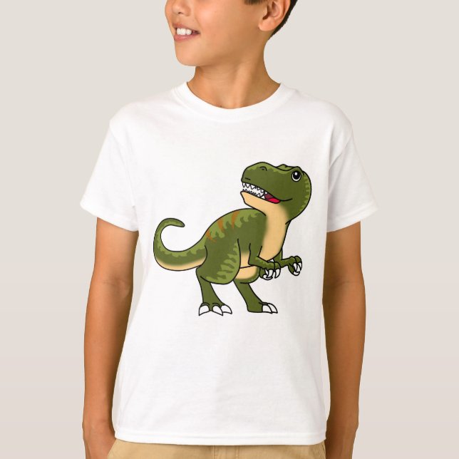 Glad Baby T-Rex T Shirt (Framsida)