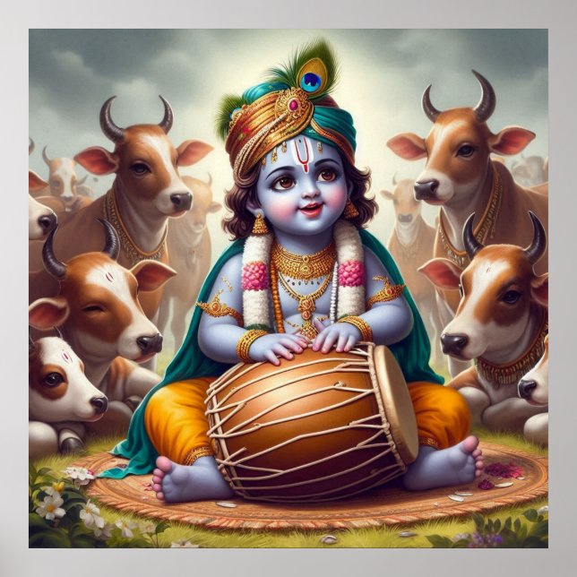 Glad Bala Krishna Musikuppspelning Poster (Framsidan)