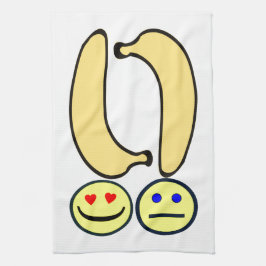 Glad Banan vs Ledsen Banan Kökshandduk