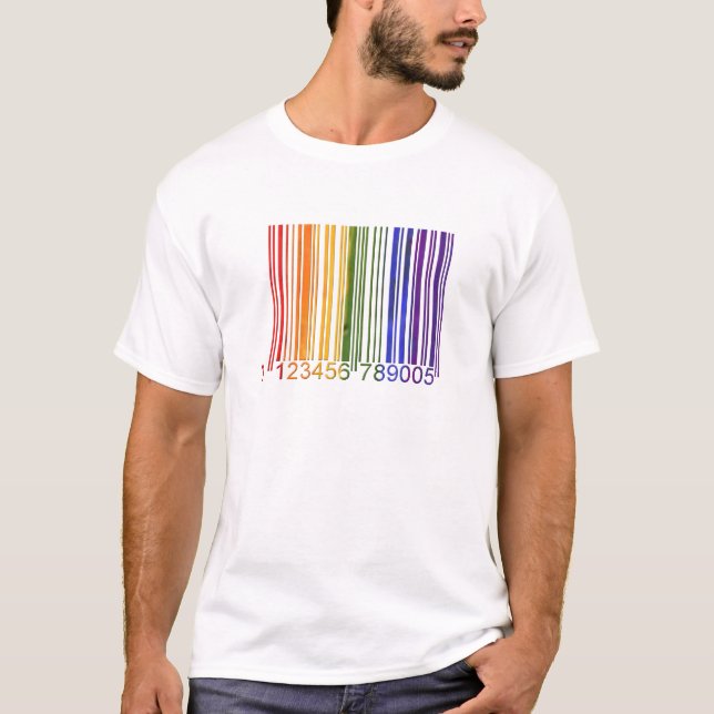 Glad Barcode 2 T-shirt (Framsida)