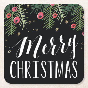 Glad bärsamling underlägg papper kvadrat