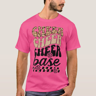 Glad Bas Groovy Cheerleader Bas Cheerleading Bas T Shirt