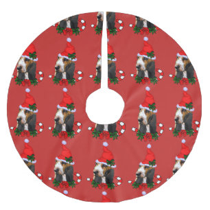 Glad Bassethundjul Julgransmatta Borstad Polyester