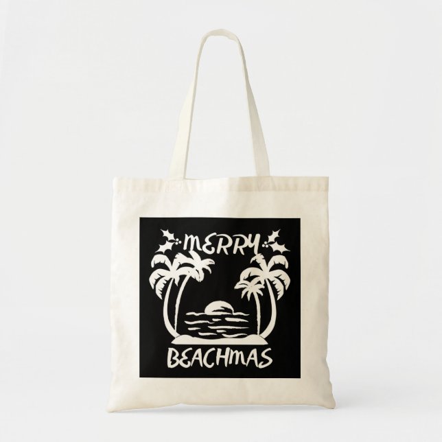 Glad Beachmas Jul i juli Tygkasse (Framsidan)