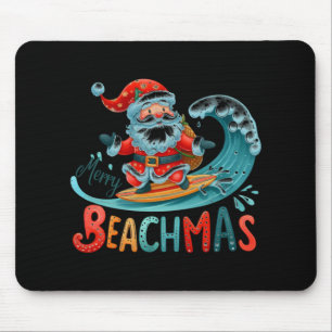 Glad Beachmas Tomte Surfande Retro Design T Tröja Musmatta
