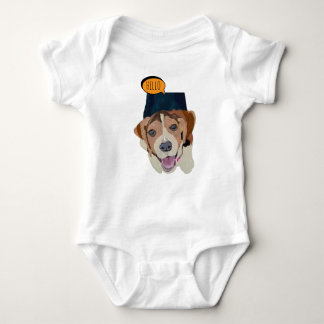 Glad Beagle i Färgskiss T Shirt