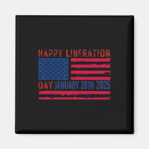 Glad befrielsedag Amerika Trump 2025 Är Fri Magnet