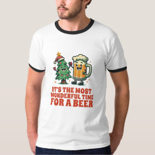 Glad Berusad Rolig Jul T Shirt