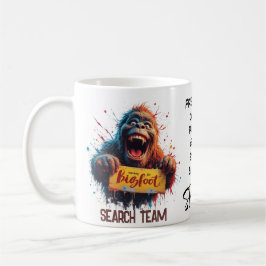 Glad Bigfoot Sasquatch Mugshot Sökgrupp Kaffemugg