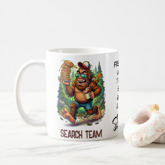 Glad Bigfoot Sasquatch sökgrupp Kaffemugg