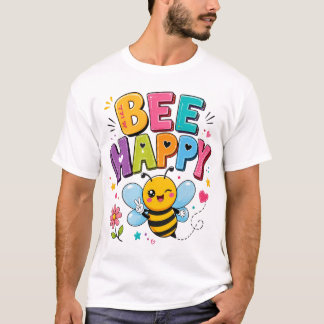 Glad Bihandledning Grafisk T-Shirt | Rolig design