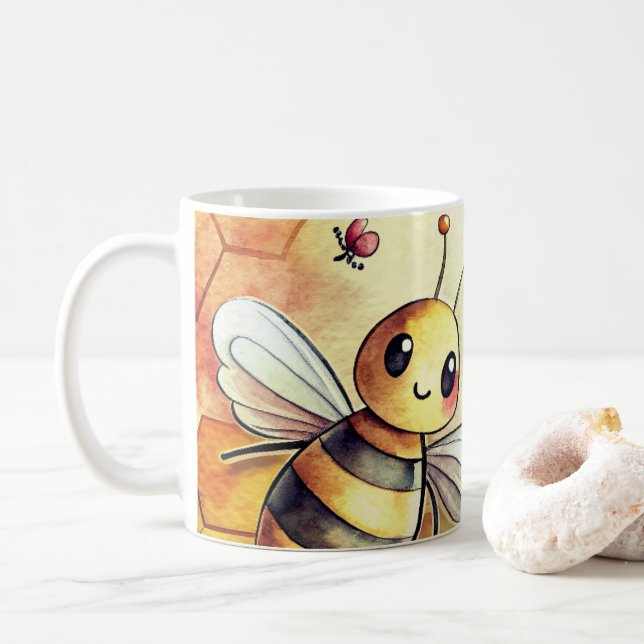 Glad Bihumla Bikupa Humla  Kaffemugg (Med munk)