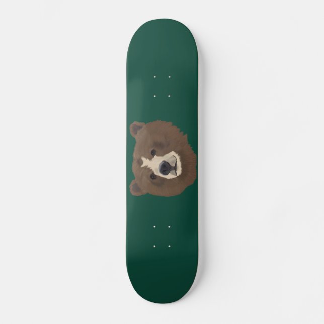 Glad Björn Mini Skateboard Bräda 18,5 Cm (Framsida)