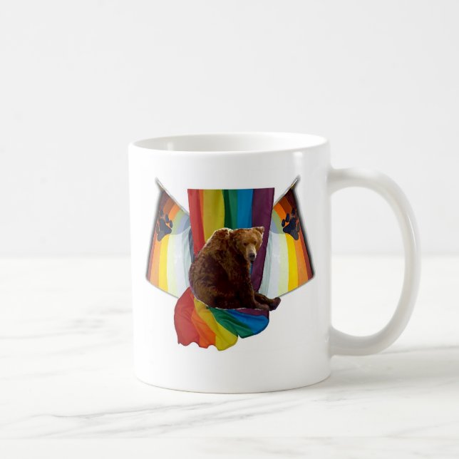 Glad björnpridemugg kaffemugg (Höger)